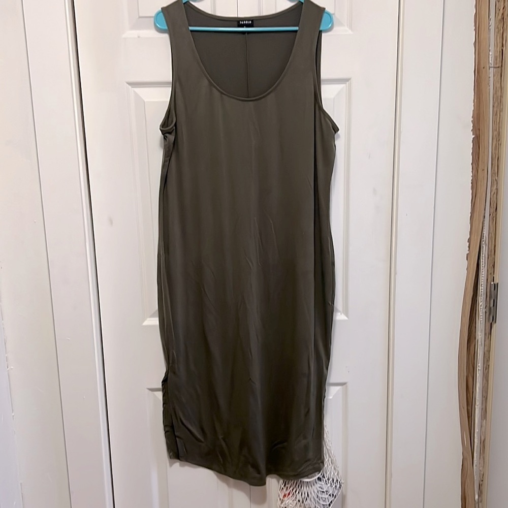 Mid length body con dress